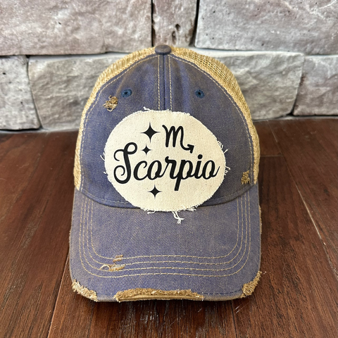 Zodiac Sign Hat, Scorpio Hat