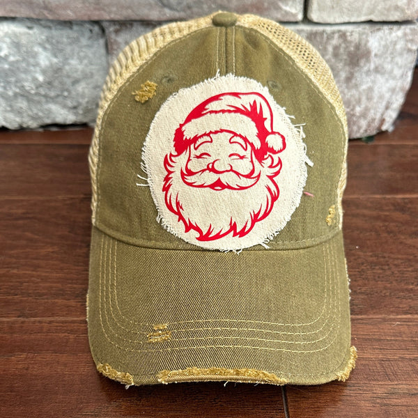 BohoGroove- "Santa" Christmas Hat, Holiday Hat