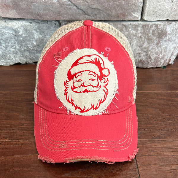 BohoGroove- "Santa" Christmas Hat, Holiday Hat