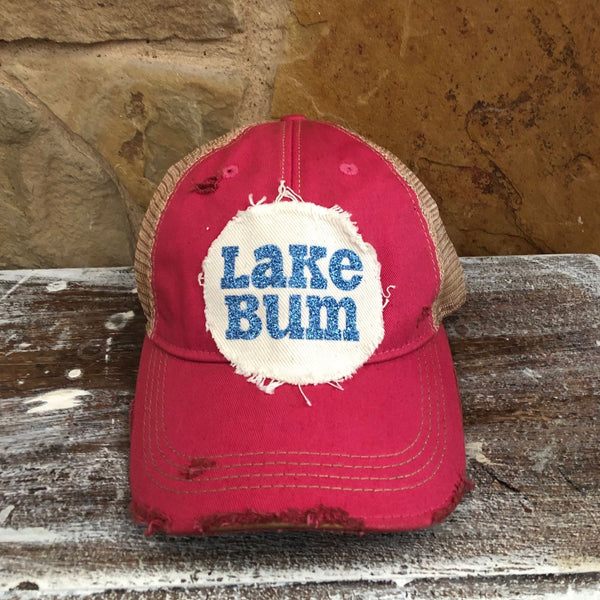 Lake Bum Hat, Lake Hat, Summer Hat
