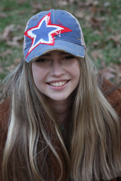 Star Hat, Red, White and Blue Hat