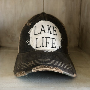 Lake Life Hat, Lake Cap, Summer Hat
