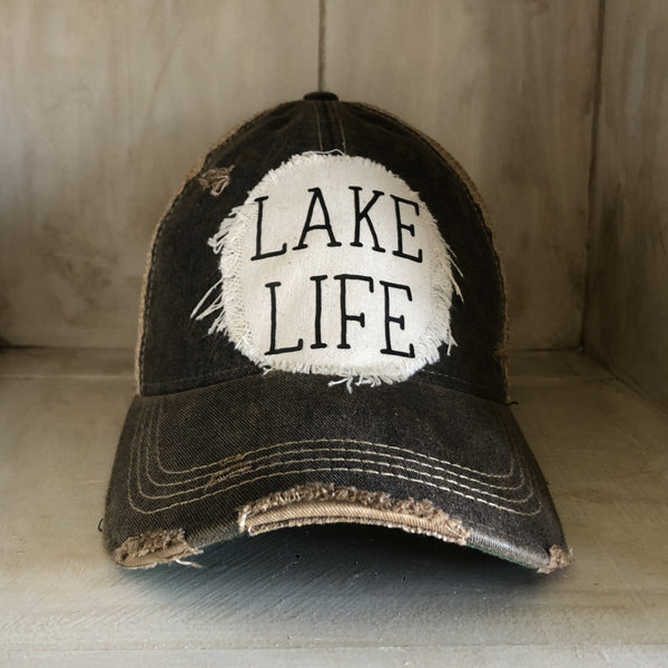 Lake Life Hat, Lake Cap, Summer Hat