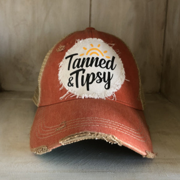 Tanned and Tipsy Hat, Summer Hat