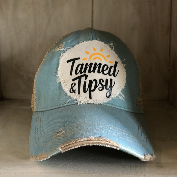 Tanned and Tipsy Hat, Summer Hat