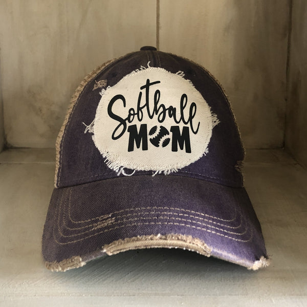 Softball Mom Hat, Mom Hat, Sports Mom Hat