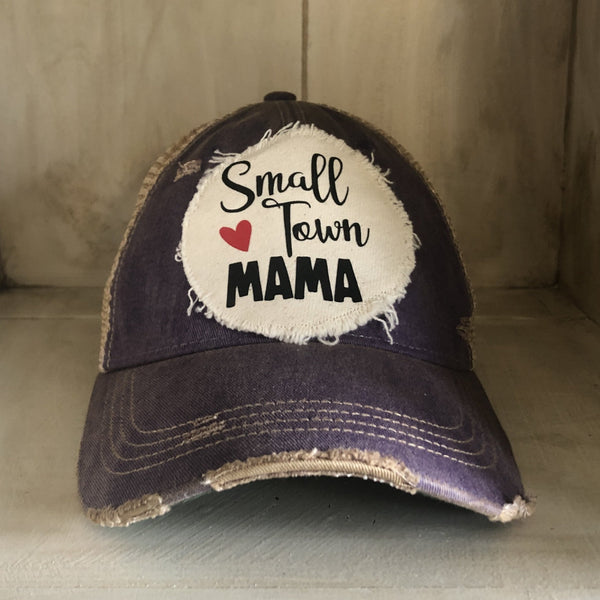 Small Town Mama Hat, Mama Hat, Mom Hat