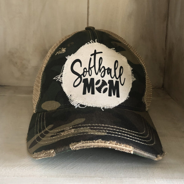 Softball Mom Hat, Mom Hat, Sports Mom Hat