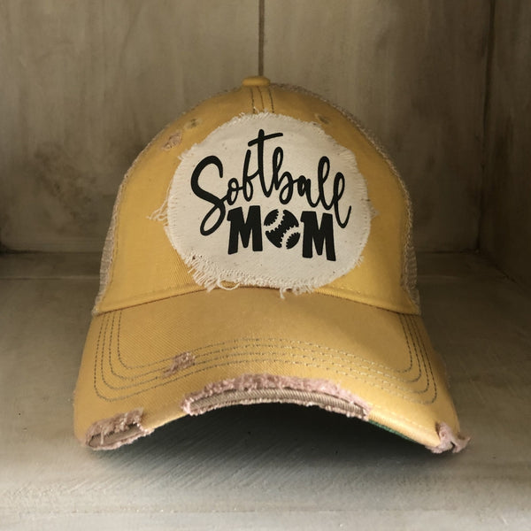 Softball Mom Hat, Mom Hat, Sports Mom Hat