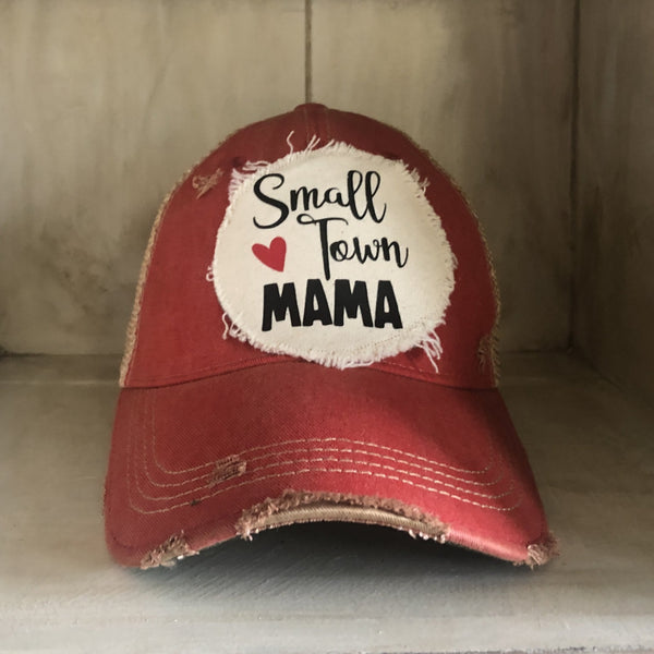 Small Town Mama Hat, Mama Hat, Mom Hat