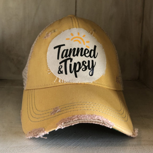 Tanned and Tipsy Hat, Summer Hat