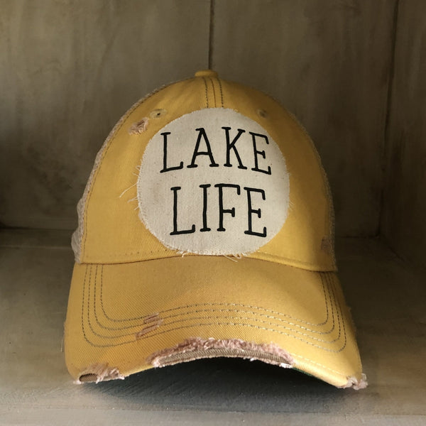 Lake Life Hat, Lake Cap, Summer Hat