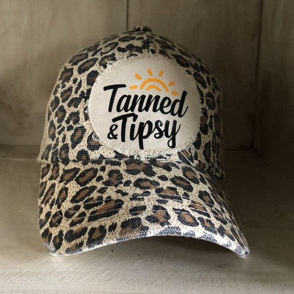 Tanned and Tipsy Hat, Summer Hat