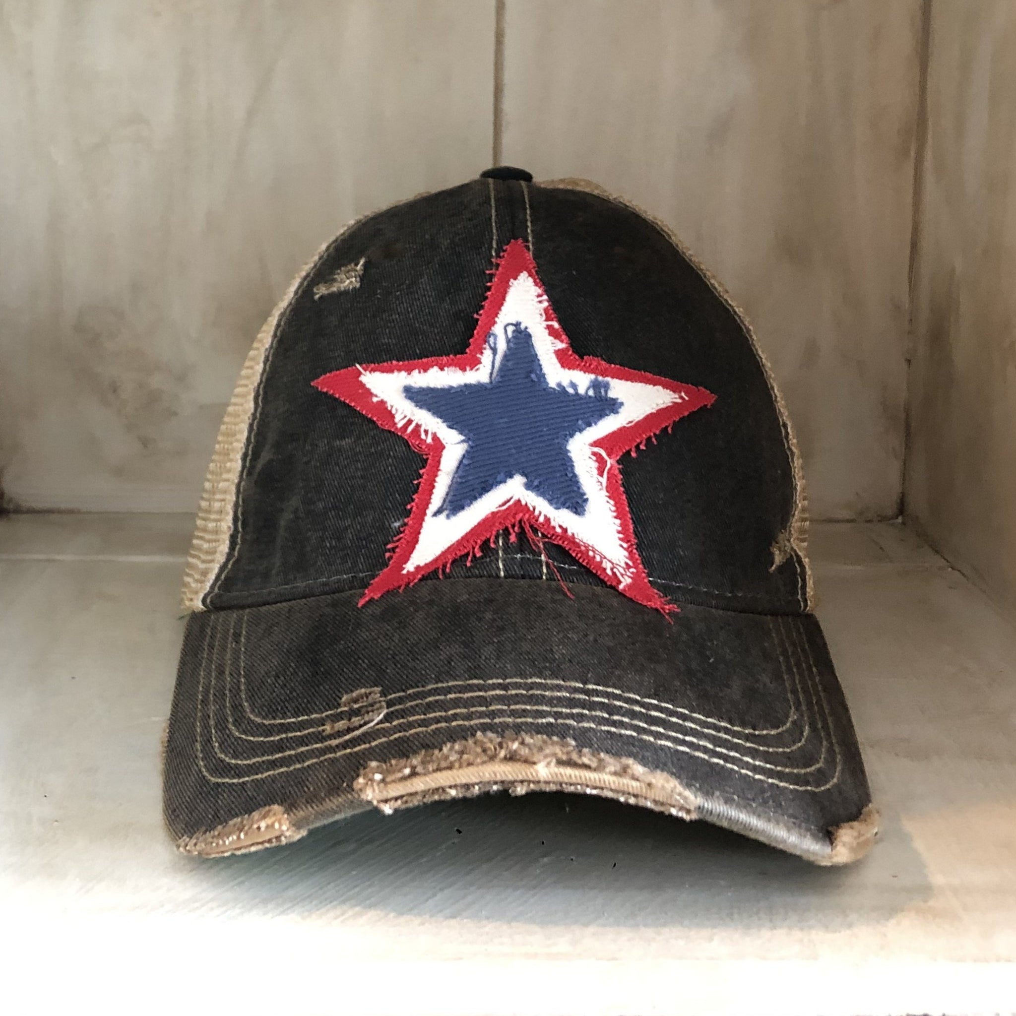 Star Hat, Red, White and Blue Hat
