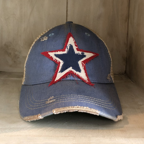 Star Hat, Red, White and Blue Hat