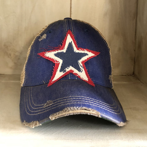 Star Hat, Red, White and Blue Hat