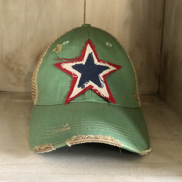 Star Hat, Red, White and Blue Hat