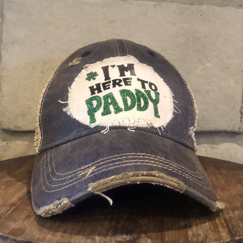 I'm Here to Paddy Hat, St. Patrick's Day Hat