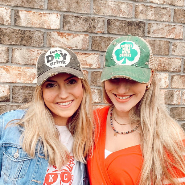 Drinks Well With Others Hat, St. Patrick's Day Hat