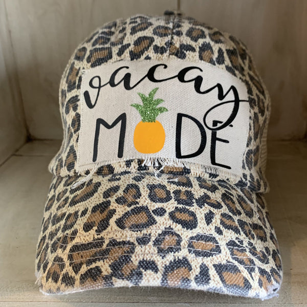 Vacay Mode Hat, Vacay Hat, Pineapple Hat