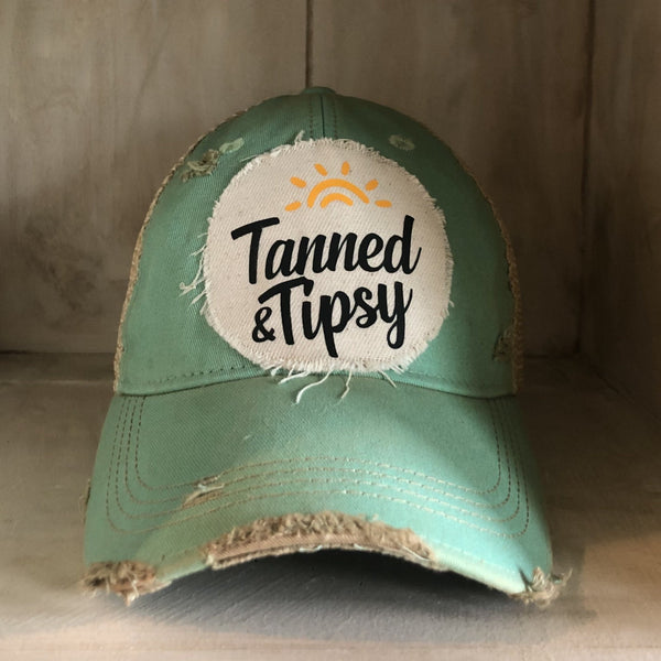 Tanned and Tipsy Hat, Summer Hat