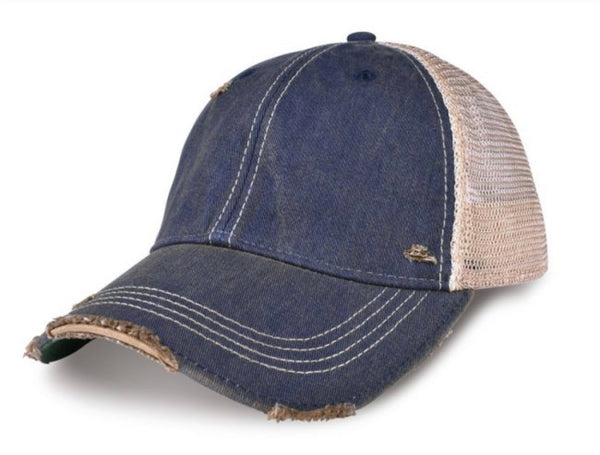 Wine Girl Hat, Women’s Ball Cap, Distressed Hat, Weathered Hat