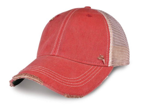 Wine Girl Hat, Women’s Ball Cap, Distressed Hat, Weathered Hat