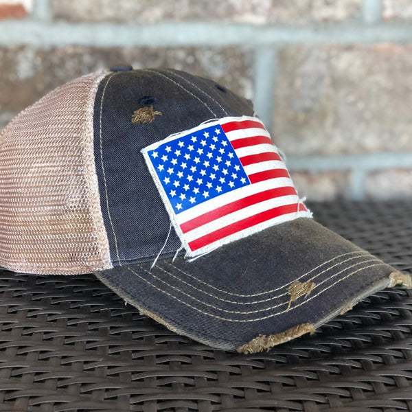 American Flag Hat