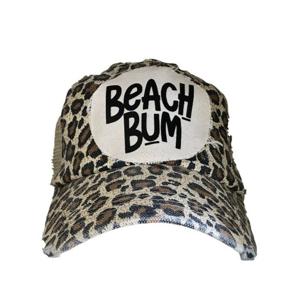 Beach Bum Cap, Beach Hat, Summer Hat