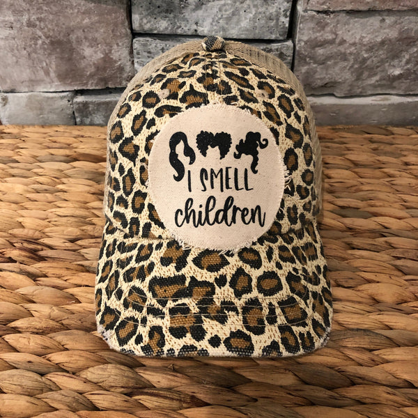 Hocus Pocus Hat, I Smell Children Hat, Halloween Hat