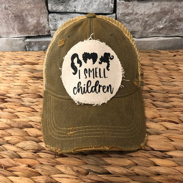 Hocus Pocus Hat, I Smell Children Hat, Halloween Hat