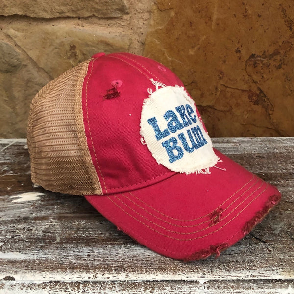 Lake Bum Hat, Lake Hat, Summer Hat