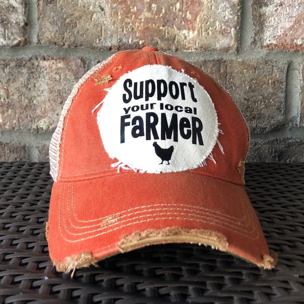 Support Your Local Farmers Hat
