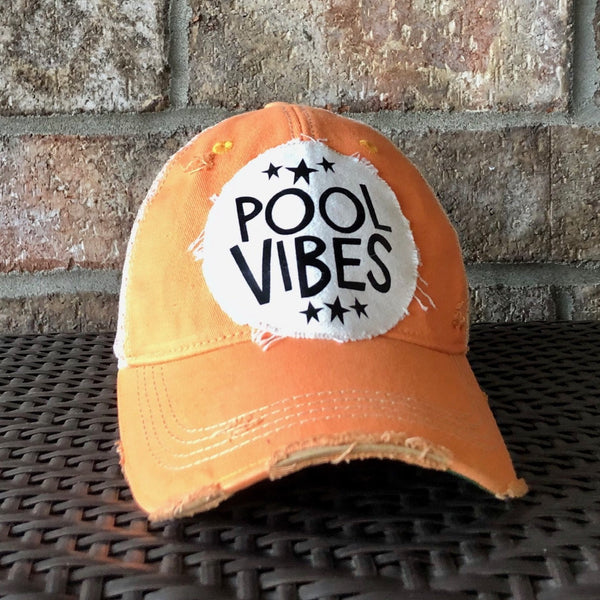 Pool vibes hat, bohogroove