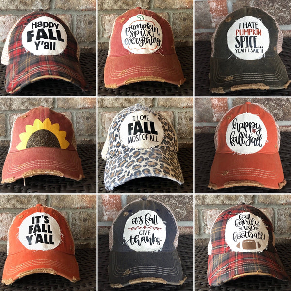 Pumpkin Spice Everything Hat, Fall Hat