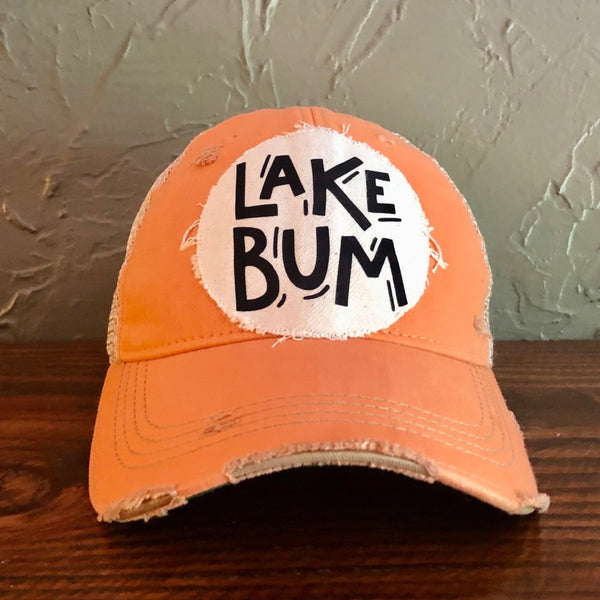 Lake Bum Hat, Lake Hat, Summer Hat
