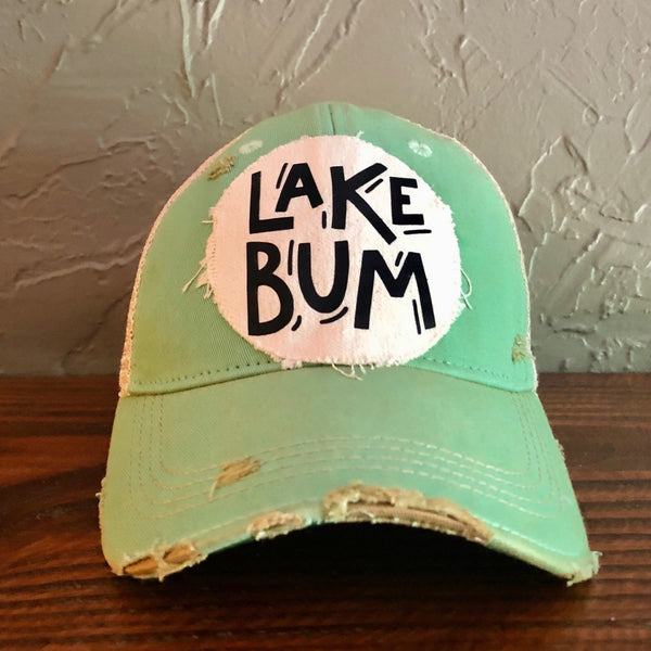 Lake Bum Hat, Lake Hat, Summer Hat