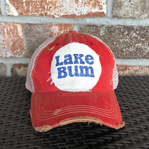 Lake Bum Hat, Lake Hat, Summer Hat