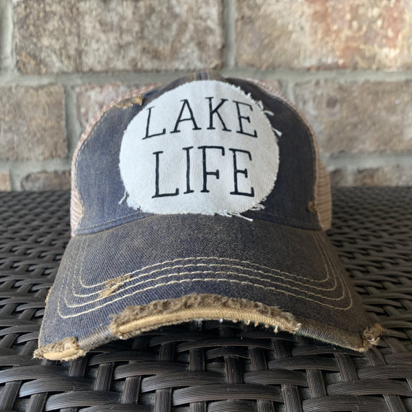 Lake Life Hat, Lake Cap, Summer Hat