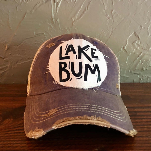 Lake Bum Hat, Lake Hat, Summer Hat