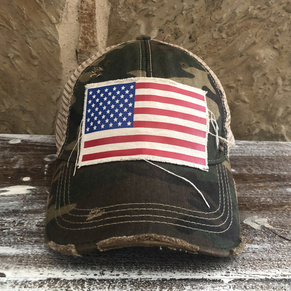 American Flag Hat