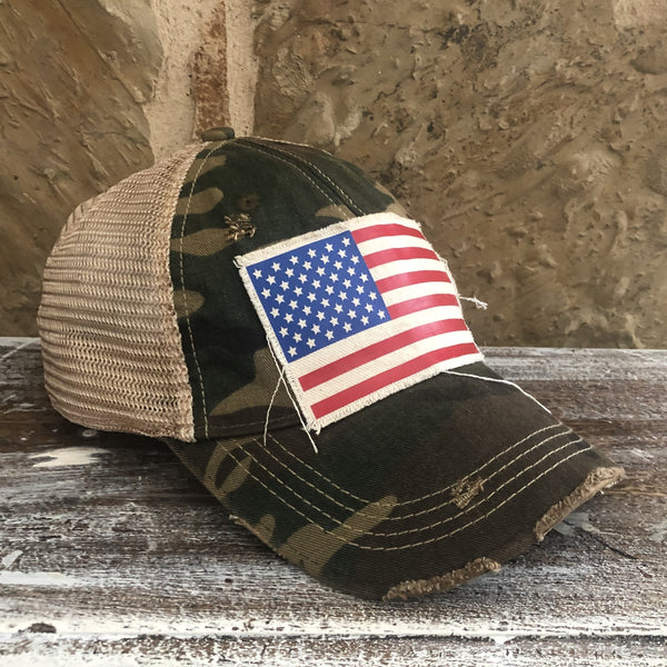 American Flag Hat