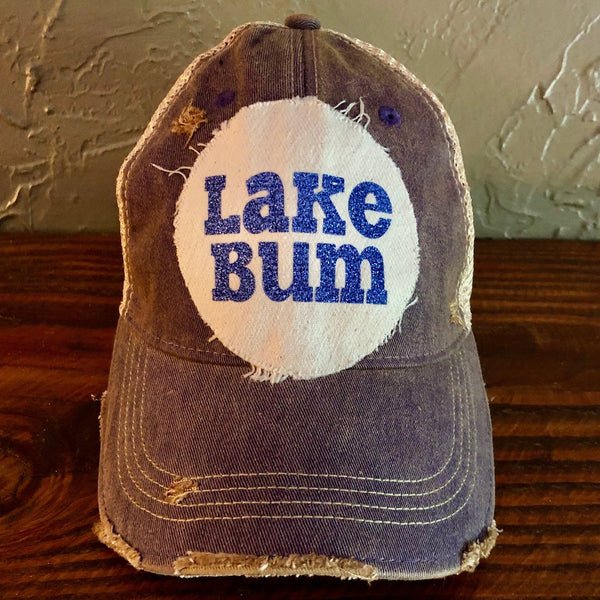 Lake Bum Hat, Lake Hat, Summer Hat
