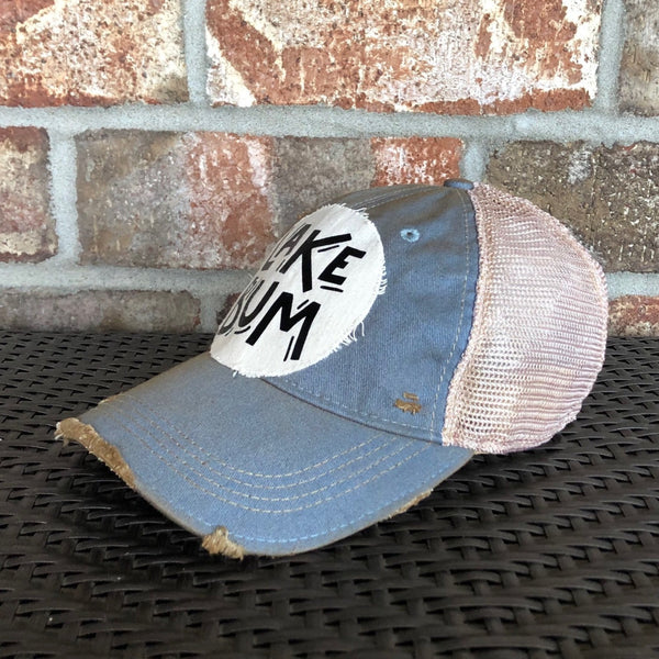 Lake Bum Hat, Lake Hat, Summer Hat