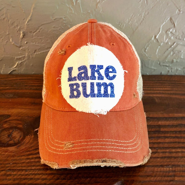 Lake Bum Hat, Lake Hat, Summer Hat