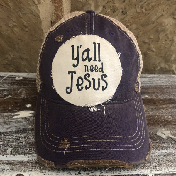 Y'all Need Jesus Hat, Christian Hat