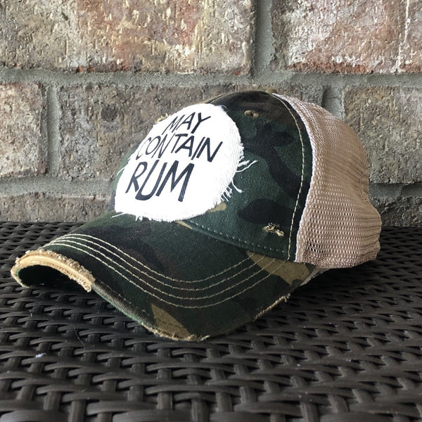 May Contain Rum, Unisex Ball Cap