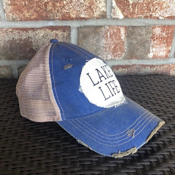 Lake Life Hat, Lake Cap, Summer Hat