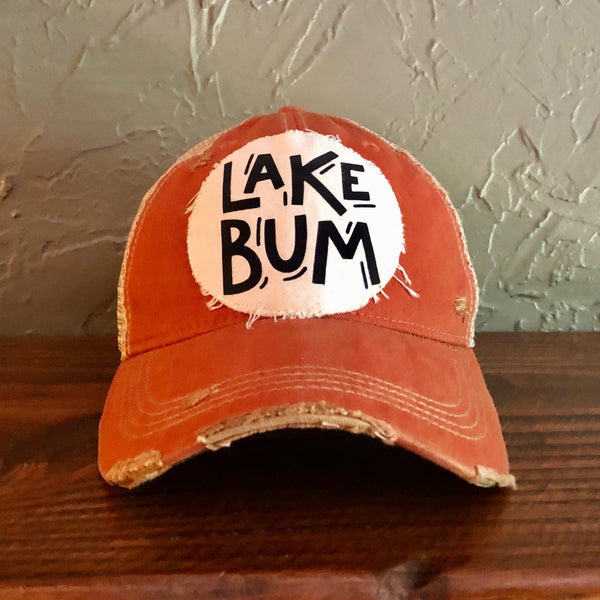 Lake Bum Hat, Lake Hat, Summer Hat