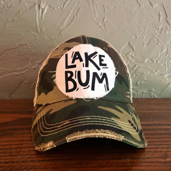 Lake Bum Hat, Lake Hat, Summer Hat